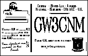 GW3 Hello QSL Card (2kb)