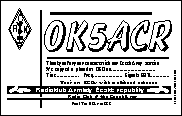 Czech Republic QSL (2kb)