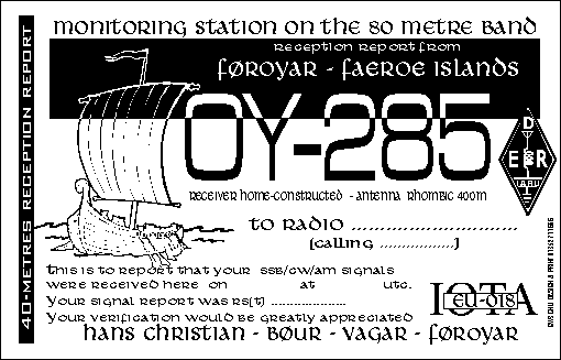 Faeroe Islands Card (2kb)